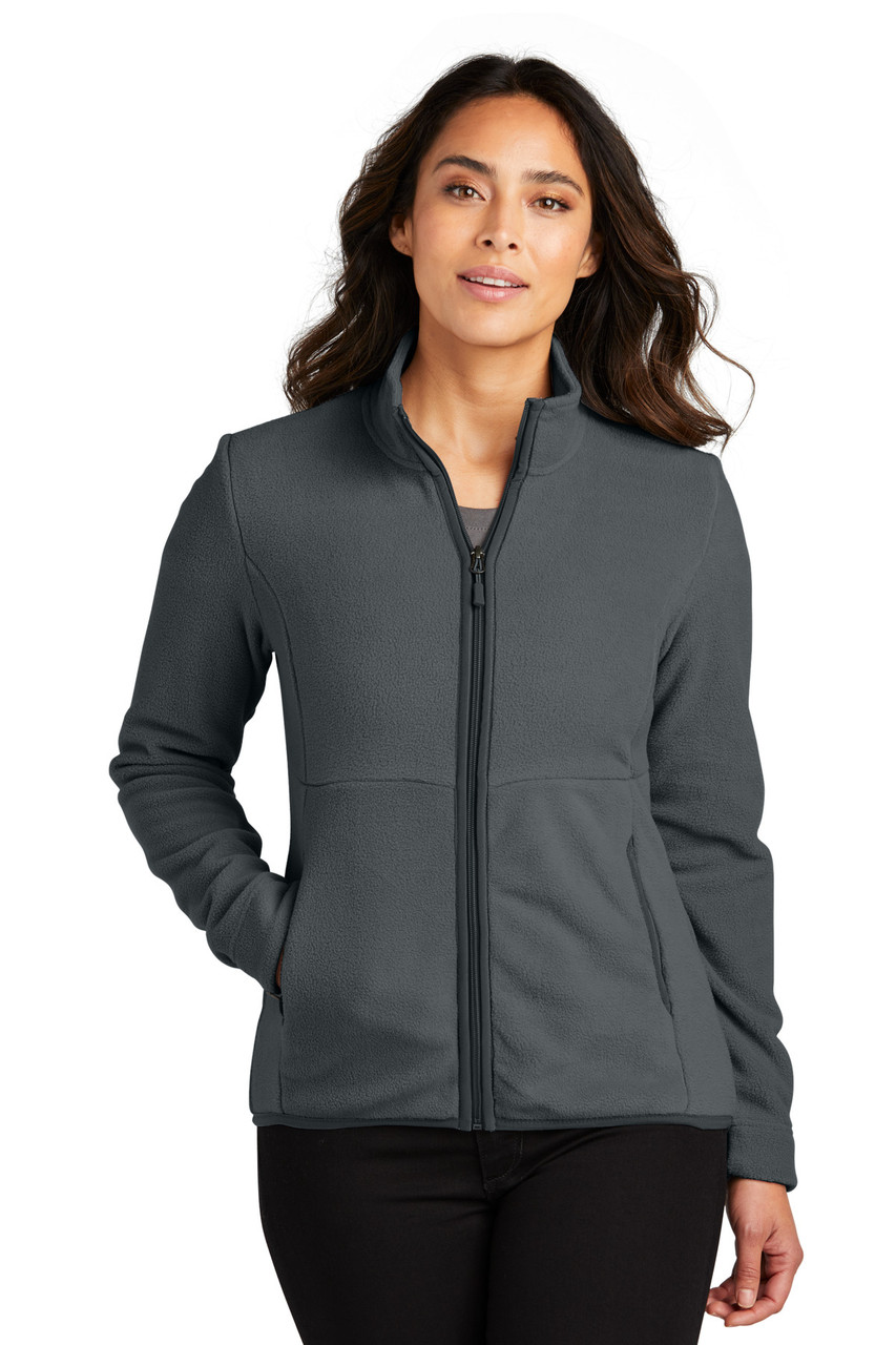Port Authority® Ladies Connection Fleece Jacket L110 Gusty Grey
