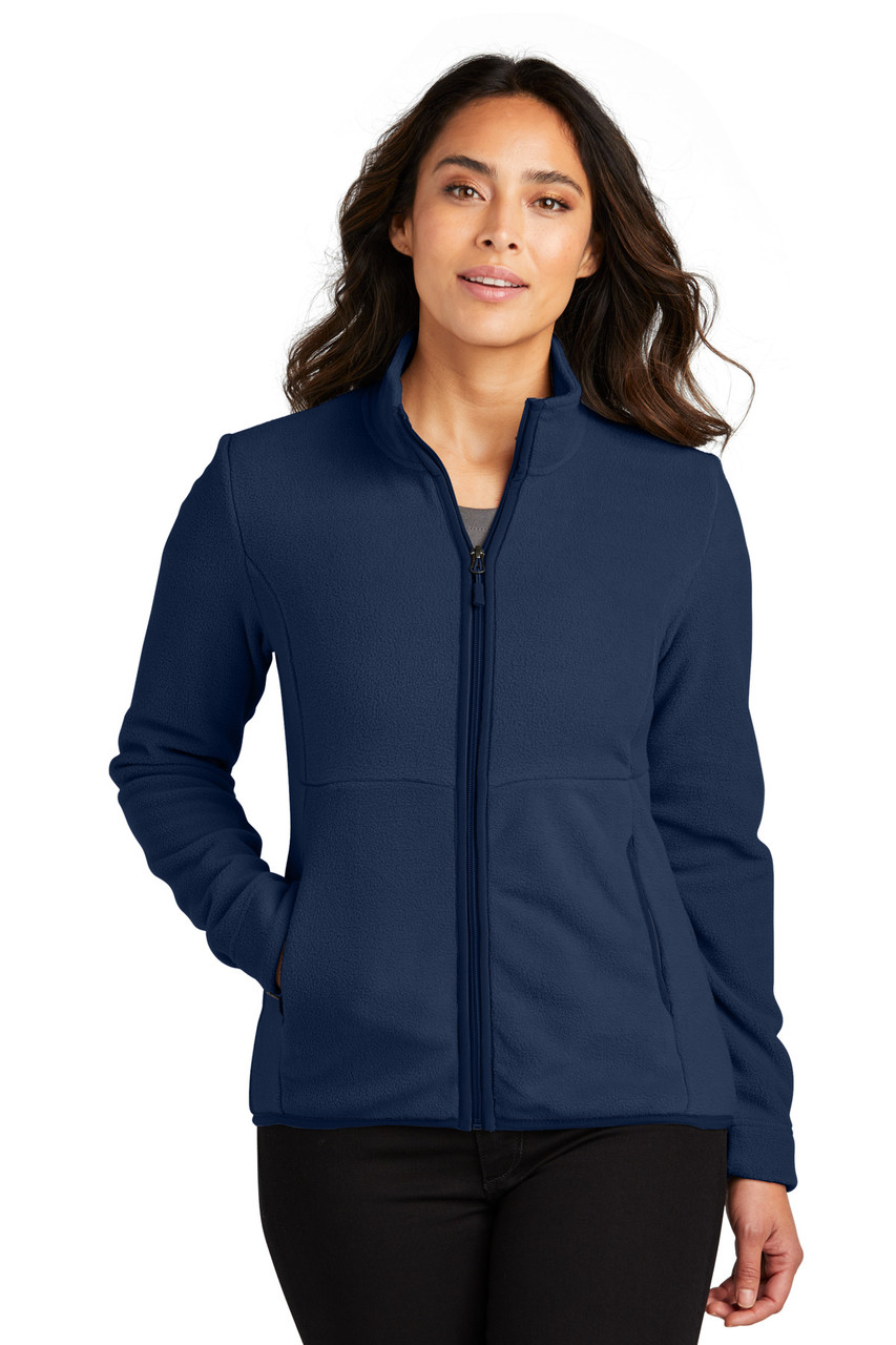 Port Authority® Ladies Connection Fleece Jacket L110 River Blue Navy XS