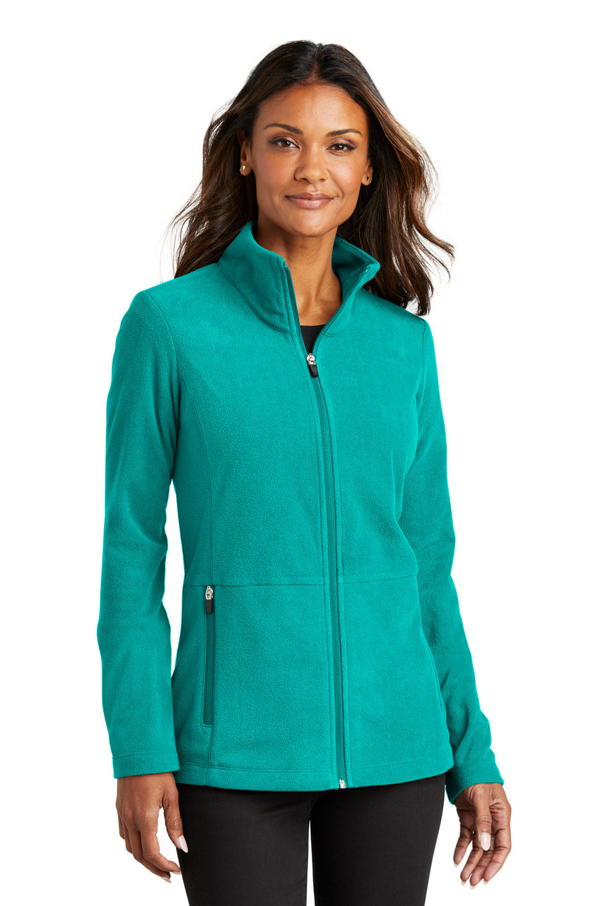 Port Authority® Ladies Accord Microfleece Jacket L151 Teal Blue