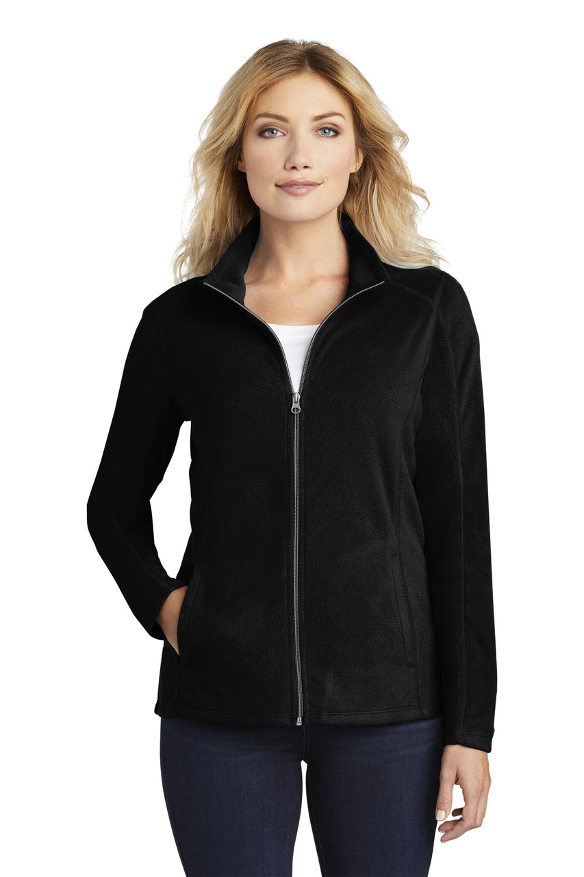 Port Authority® Ladies Microfleece Jacket. L223 Black XS