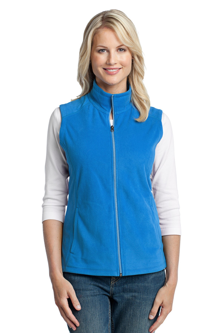 Port Authority® Ladies Microfleece Vest. L226 Light Royal XS