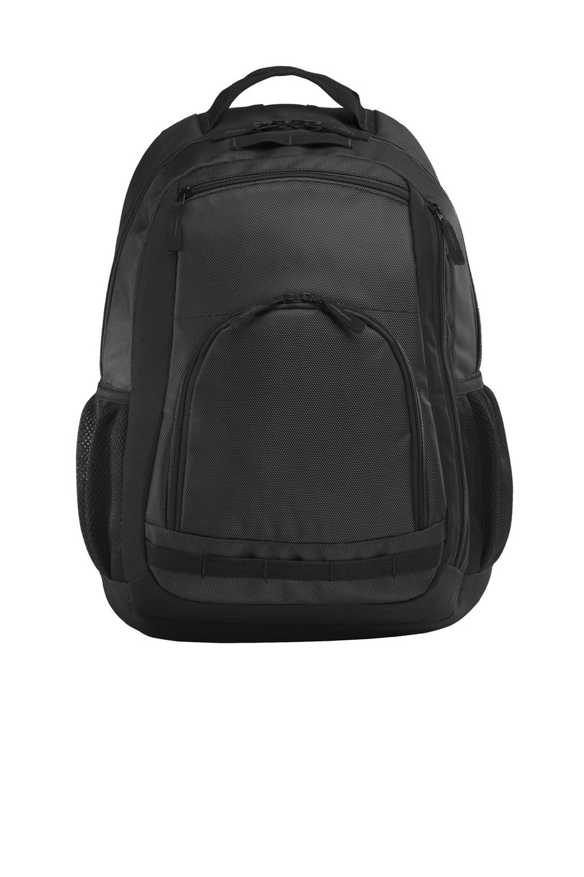 Port Authority® Xtreme Backpack. BG207 Dark Grey/ Black/ Black