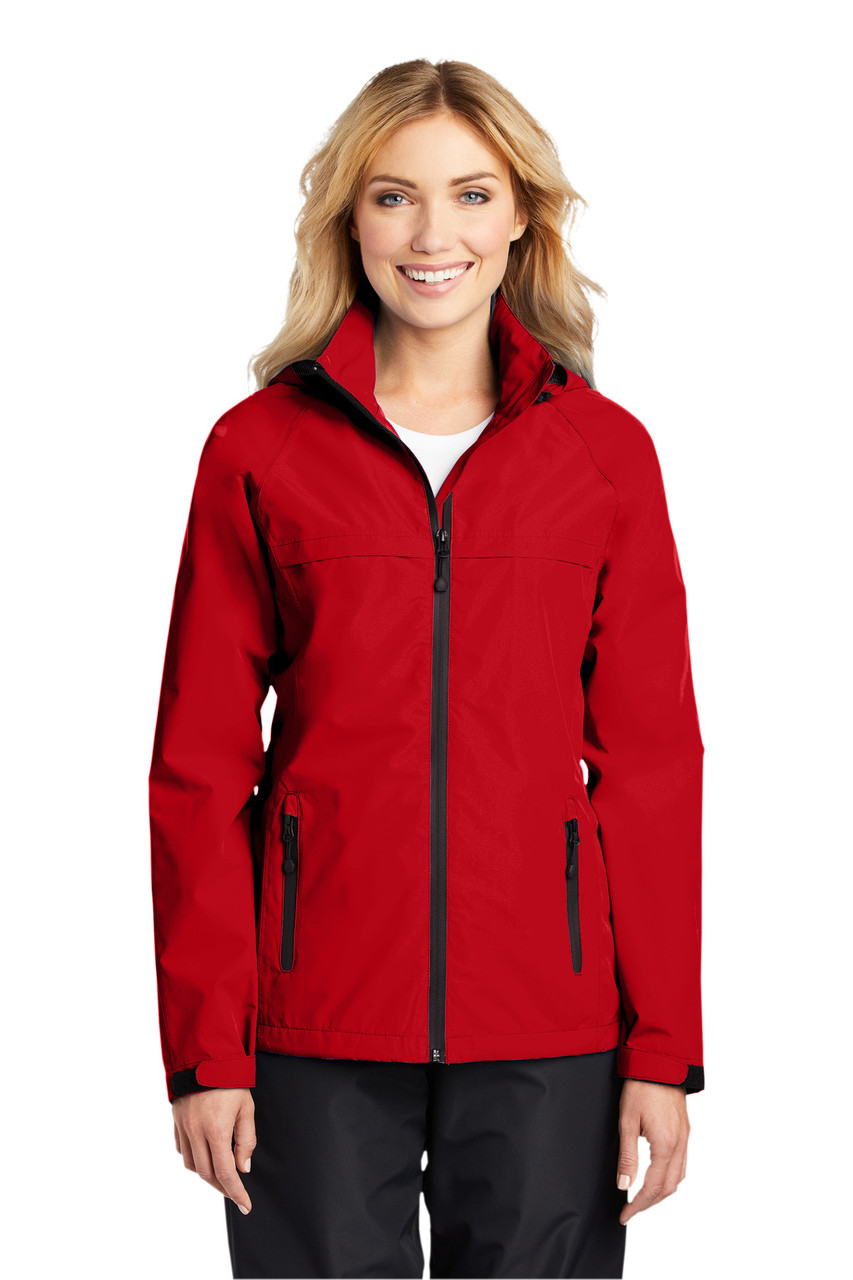 Port Authority® Ladies Torrent Waterproof Jacket. L333 Deep Red