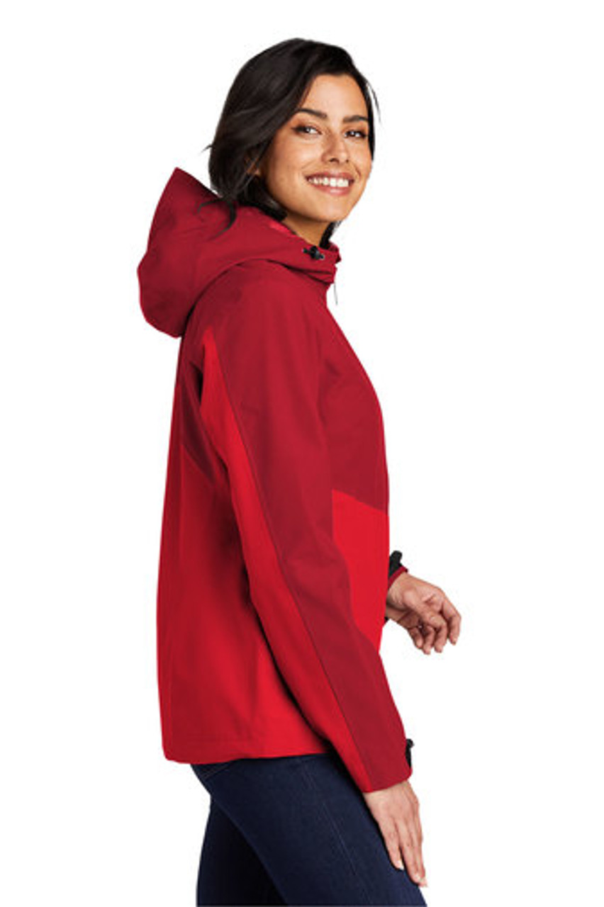 Port Authority ® Ladies Tech Rain Jacket L406 Sangria/ True Red