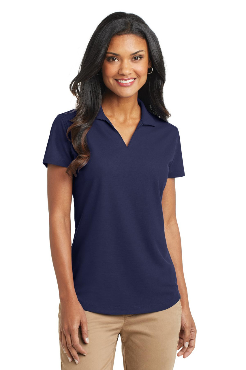 Port Authority® Ladies Dry Zone® Grid Polo. L572 True Navy