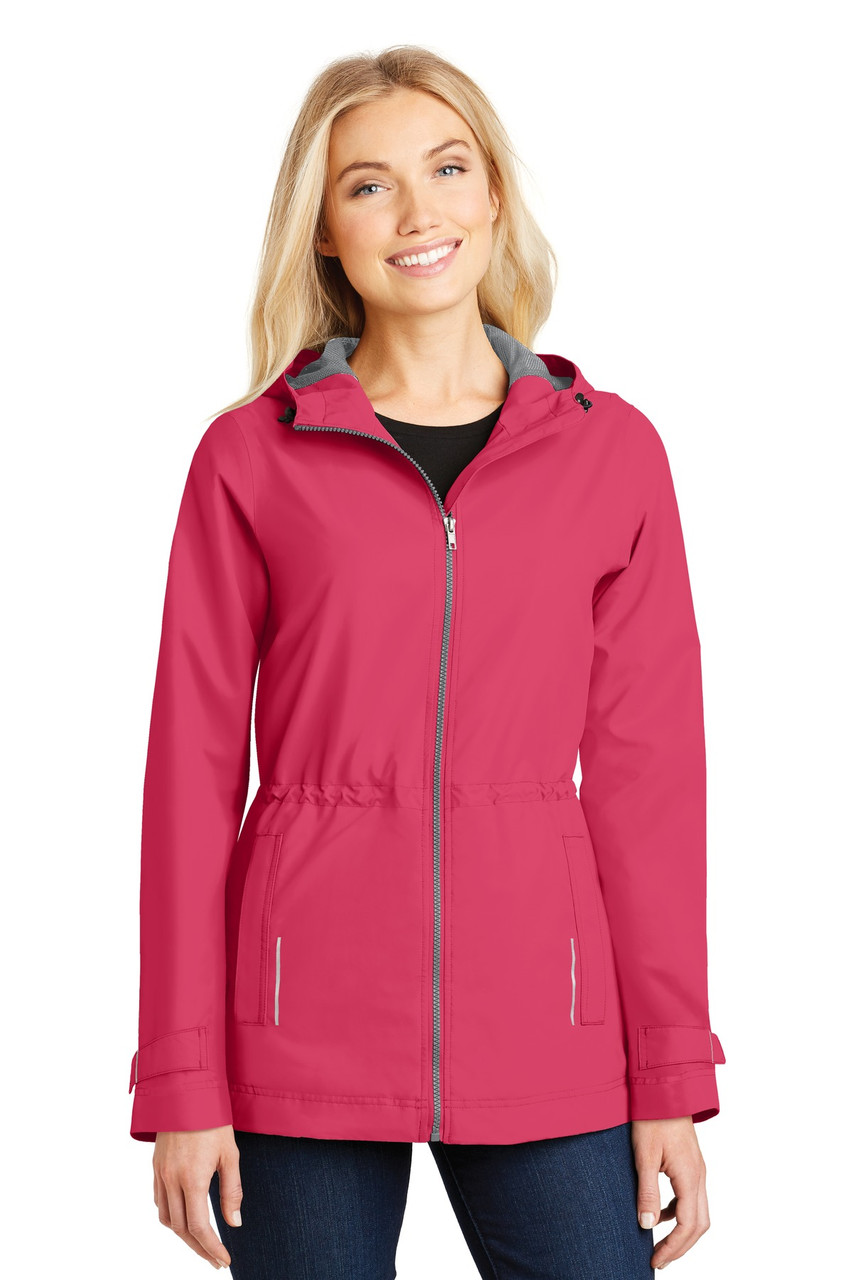 Port Authority® Ladies Northwest Slicker. L7710 Pink Horizon XS