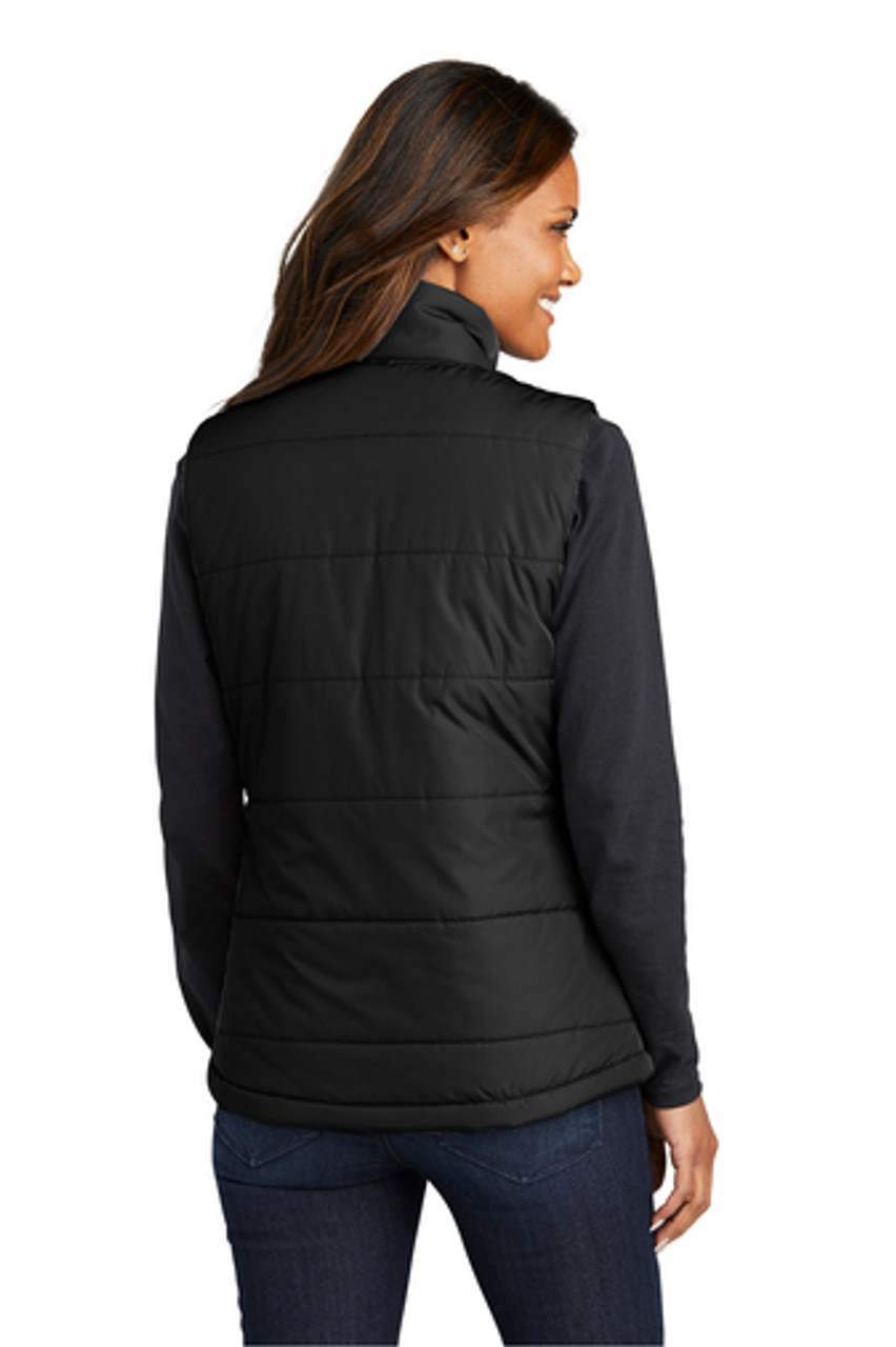 Port Authority® Ladies Puffer Vest L853 Black Back