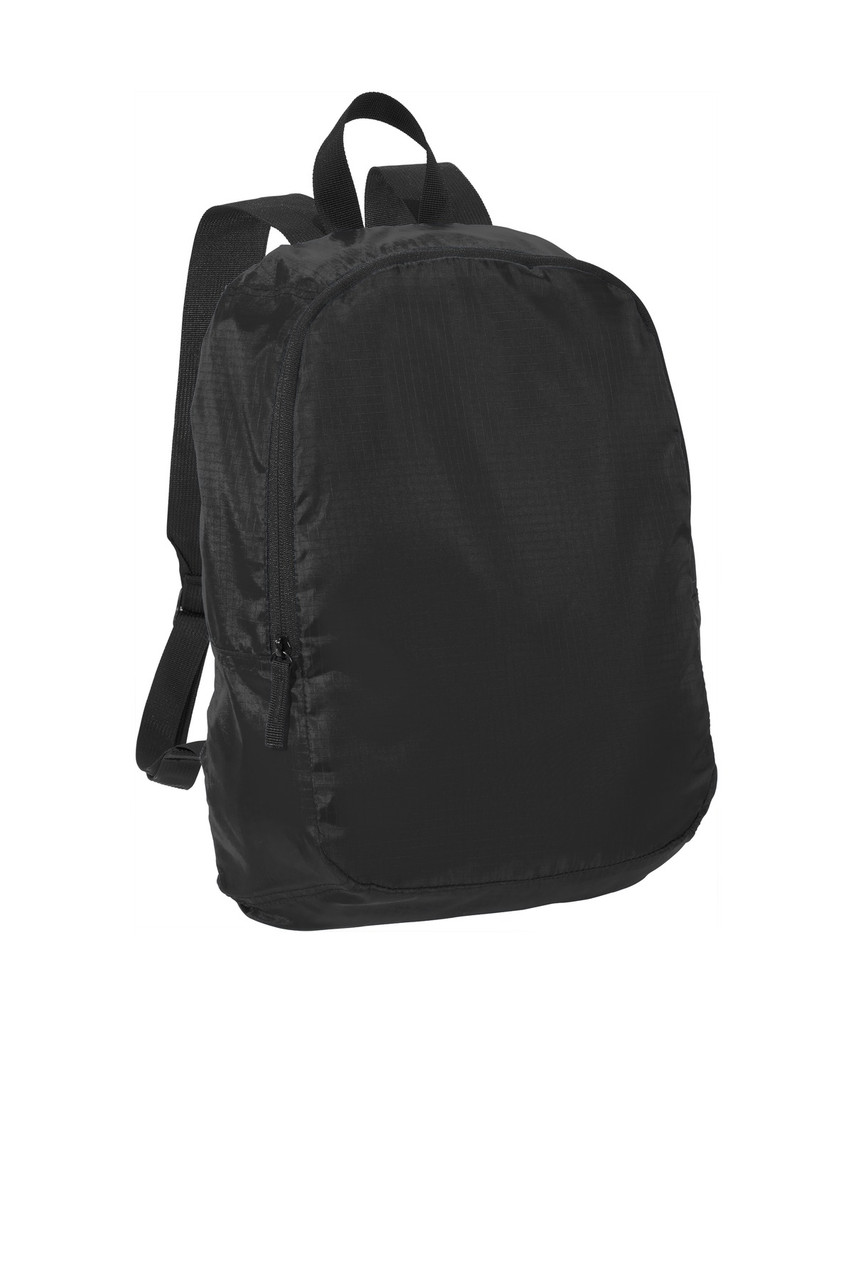 Port Authority ® Crush Ripstop Backpack BG213 Black
