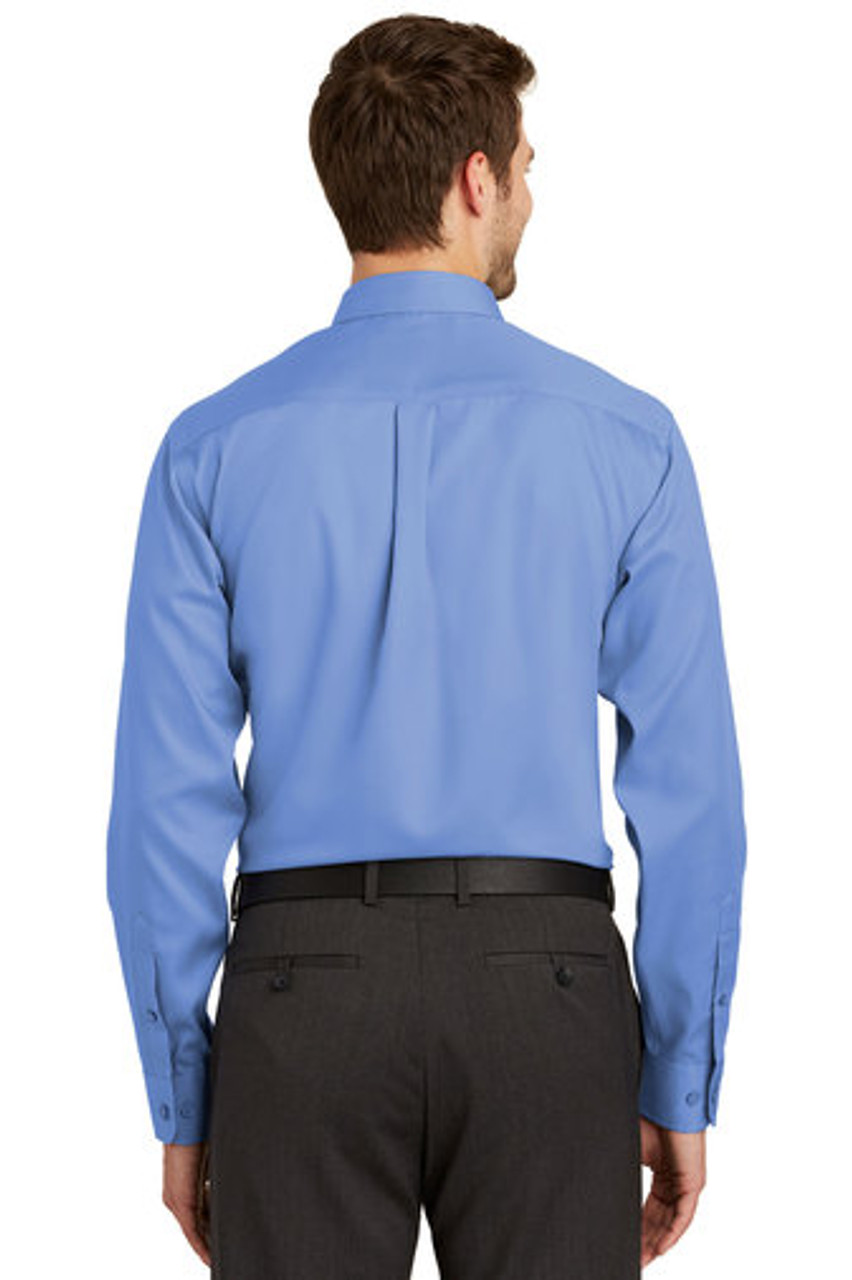 Port Authority® Non-Iron Twill Shirt.  S638 Ultramarine Blue Back