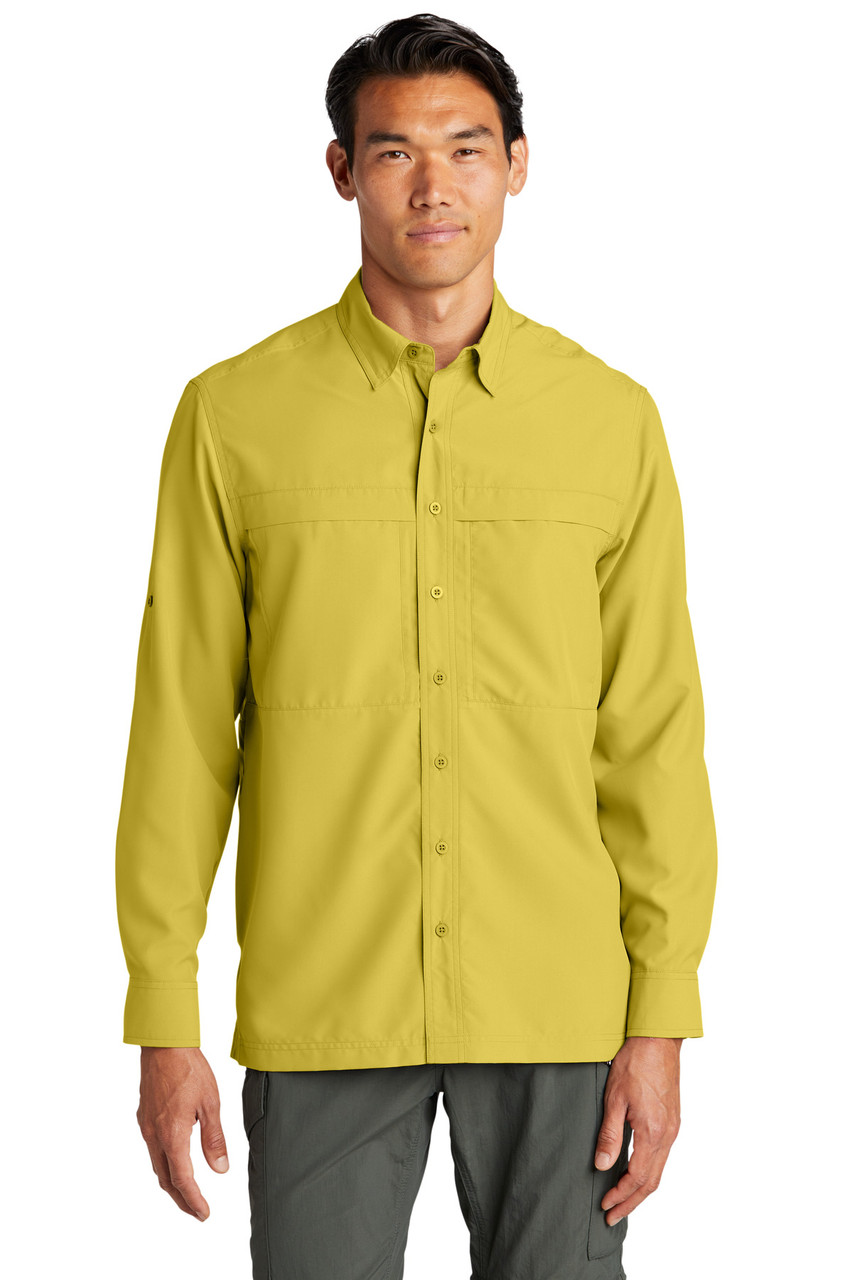 Port Authority® Long Sleeve UV Daybreak Shirt W960 Yellow 2XL