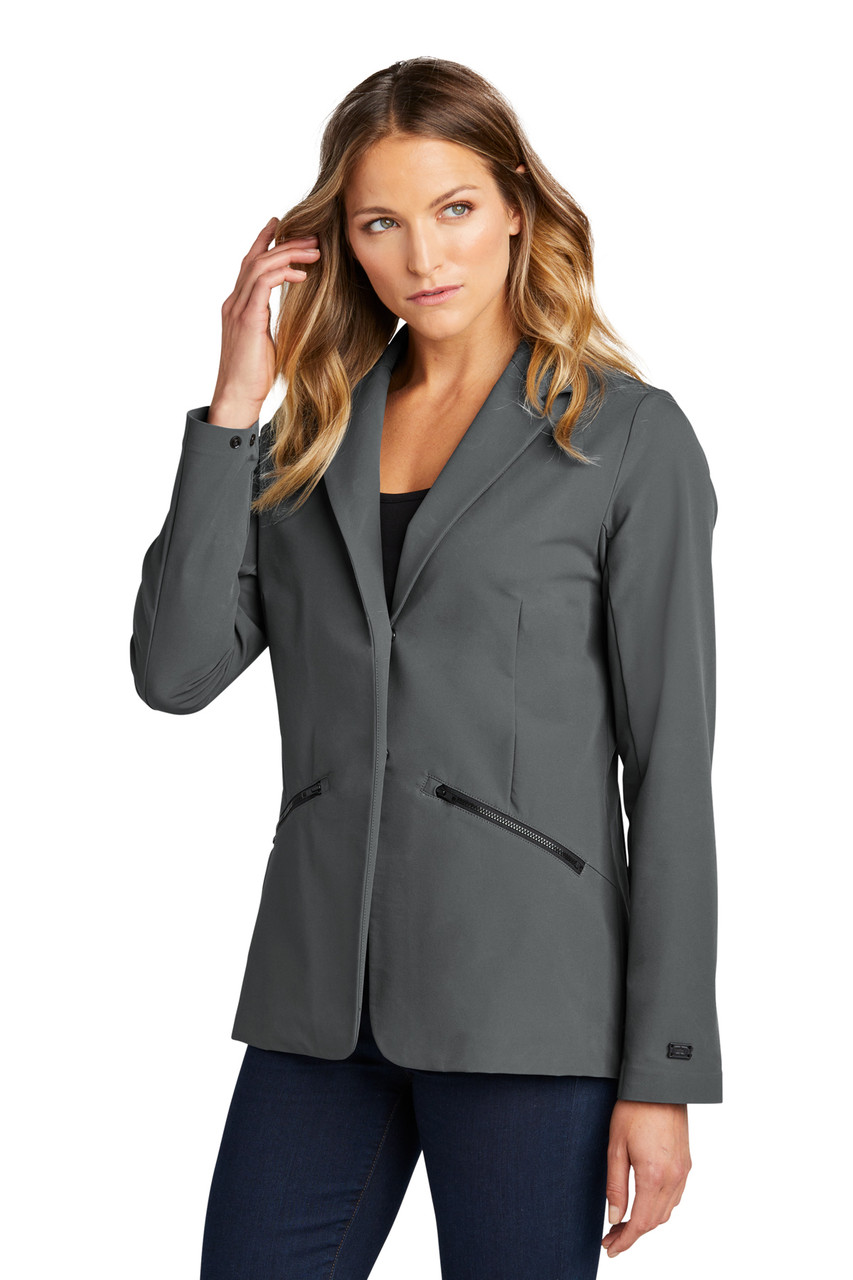 OGIO® Ladies Fusion Blazer LOG824 Tarmac Grey Alt