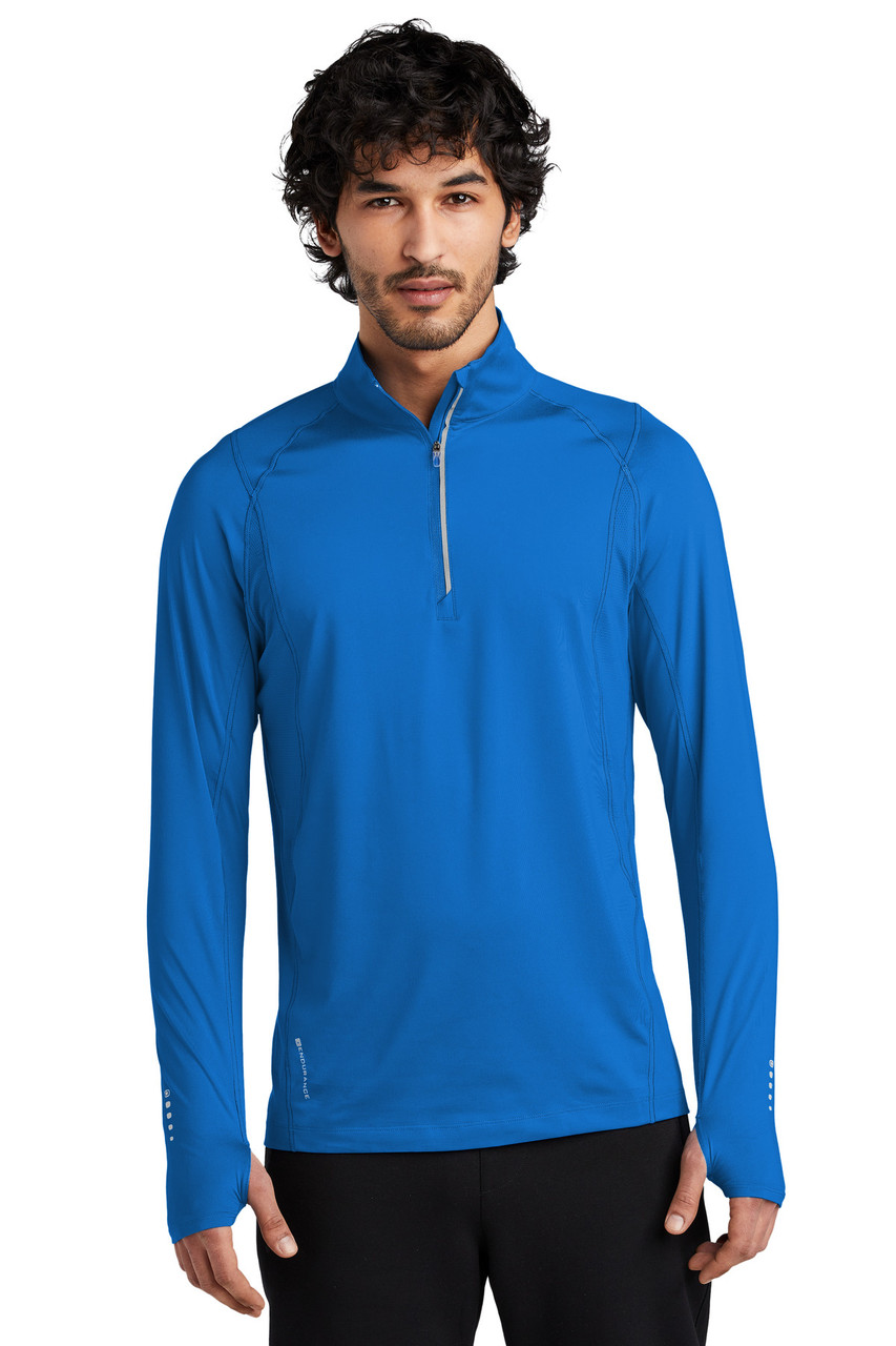 OGIO® ENDURANCE Nexus 1/4-Zip Pullover. OE335 Electric Blue