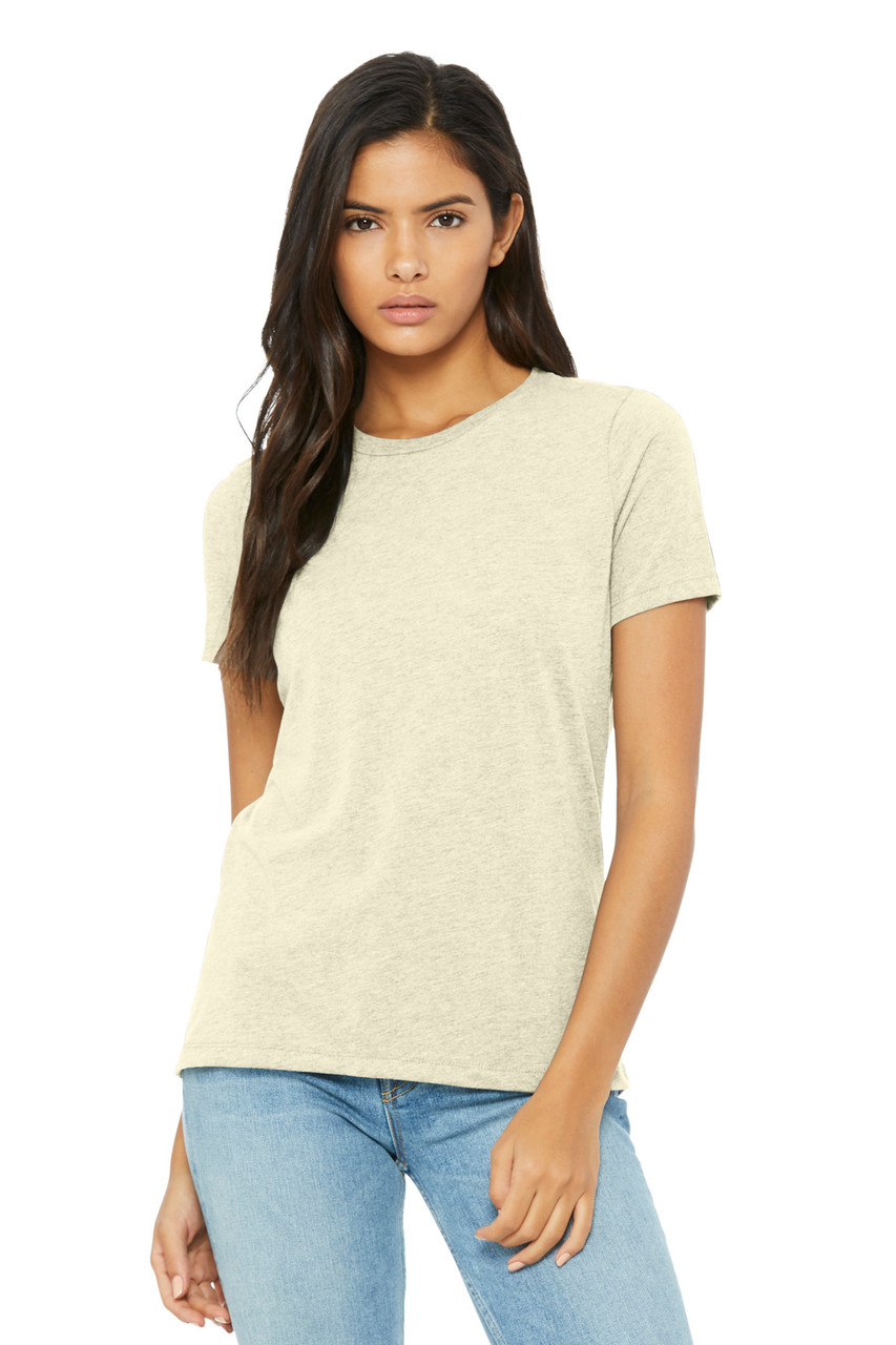 BELLA+CANVAS® Women's Relaxed Triblend Tee BC6413 Oatmeal Triblend