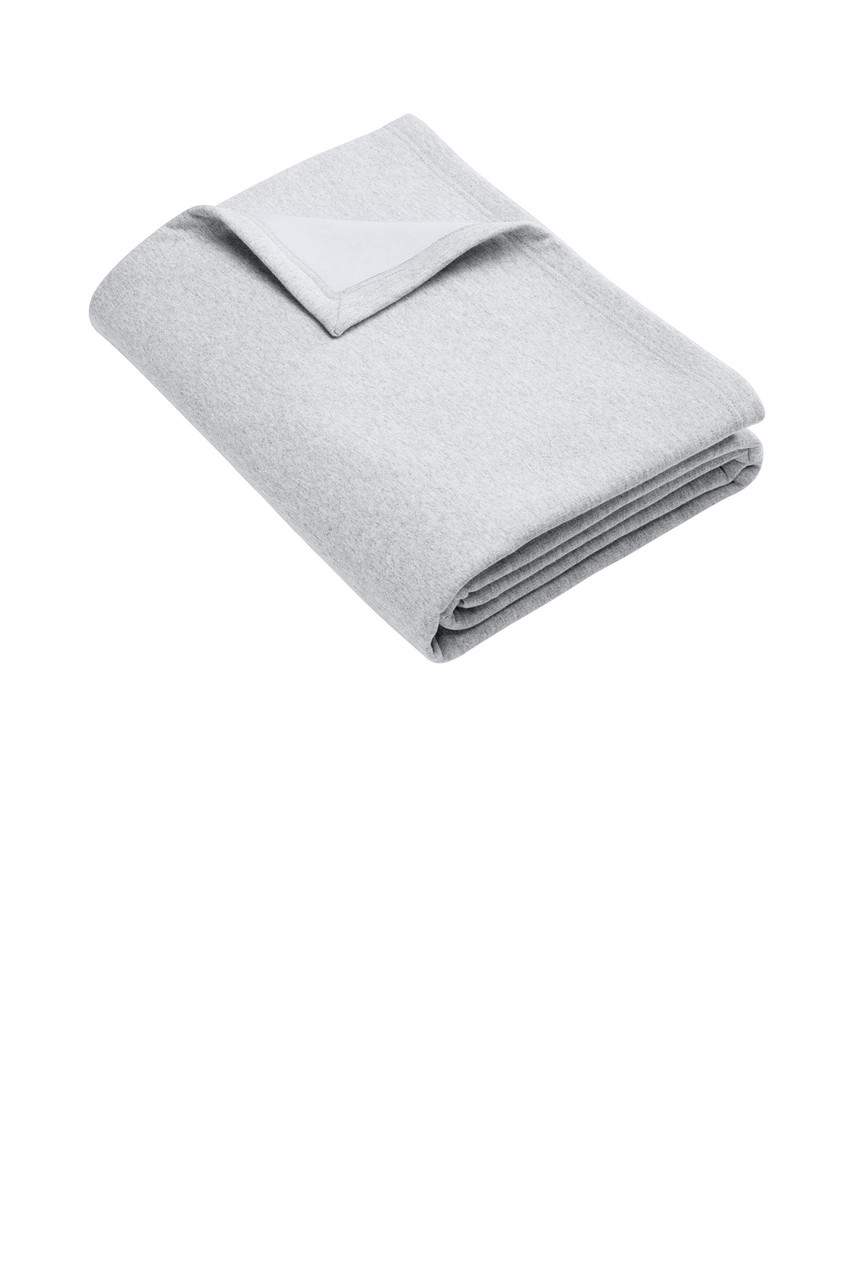 Port & Co™ Core Fleece Sweatshirt Blanket. BP78 Ash
