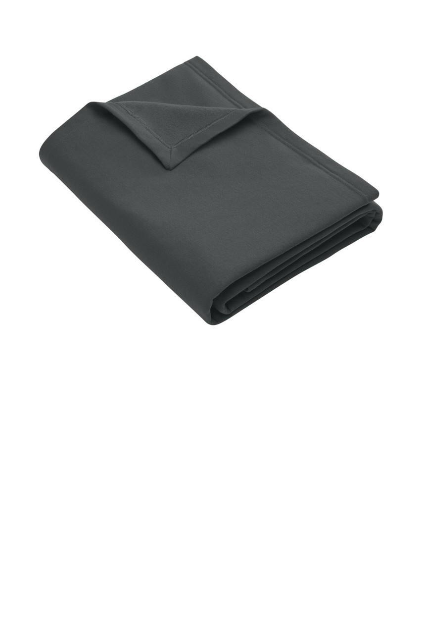 Port & Co™ Core Fleece Sweatshirt Blanket. BP78 Charcoal