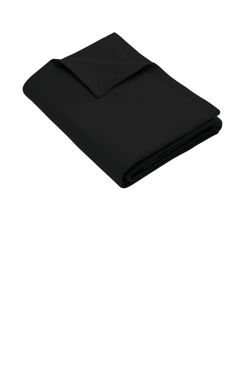 Port & Co™ Core Fleece Sweatshirt Blanket. BP78 Jet Black