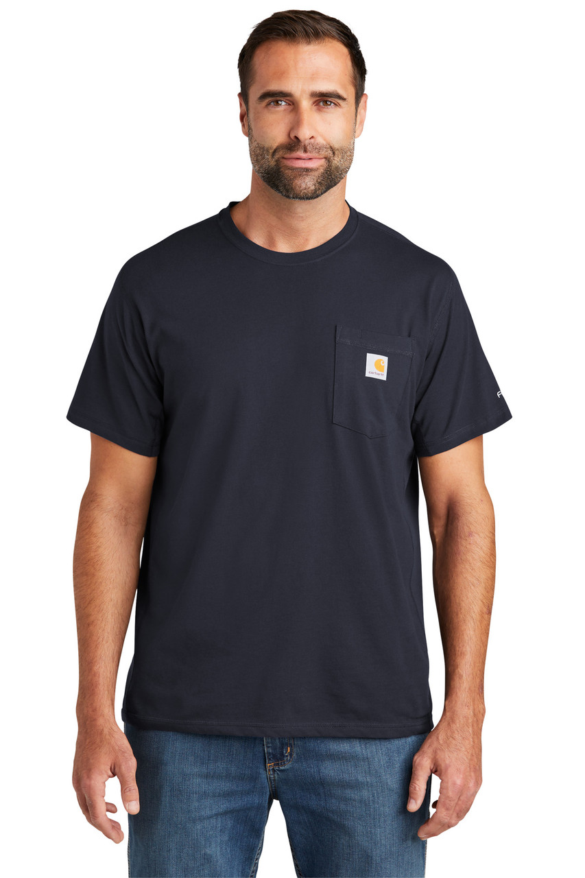 Carhartt Force® Short Sleeve Pocket T-Shirt CT104616 Navy