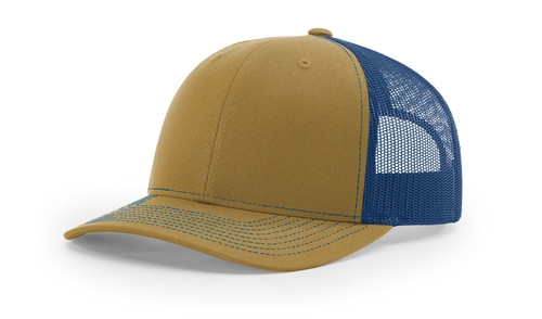 Richardson Purple & White Mesh Back Trucker Hat – Adjustable Snapback With THP No Sweat Liner - View #10