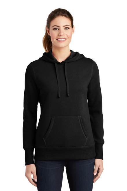 Sport-Tek® Ladies Pullover Hooded Sweatshirt. LST254 Black Sport-Tek® Ladies Pullover Hooded Sweatshirt. LST254 Black