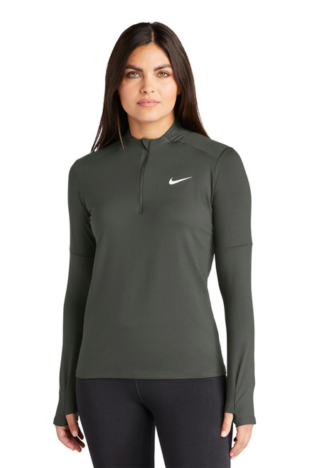 Nike Ladies Dri-FIT Element 1/2-Zip Top NKDH4951 Anthracite Nike Ladies Dri-FIT Element 1/2-Zip Top NKDH4951 Anthracite