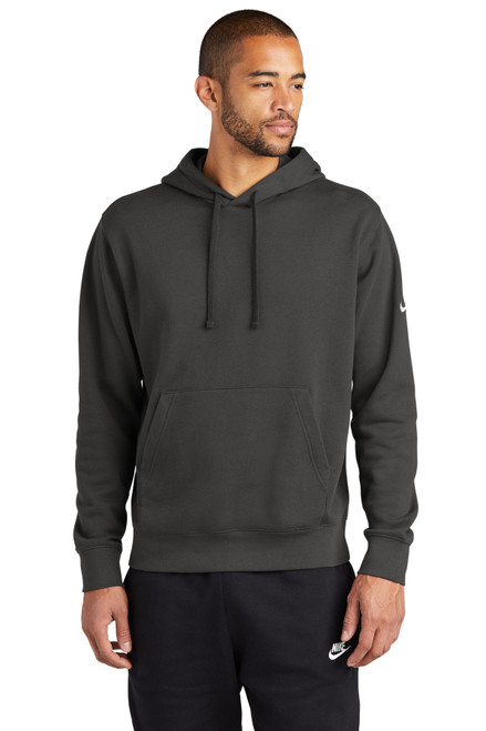 Nike Club Fleece Sleeve Swoosh Pullover Hoodie NKDR1499 Anthracite Nike Club Fleece Sleeve Swoosh Pullover Hoodie NKDR1499 Anthracite