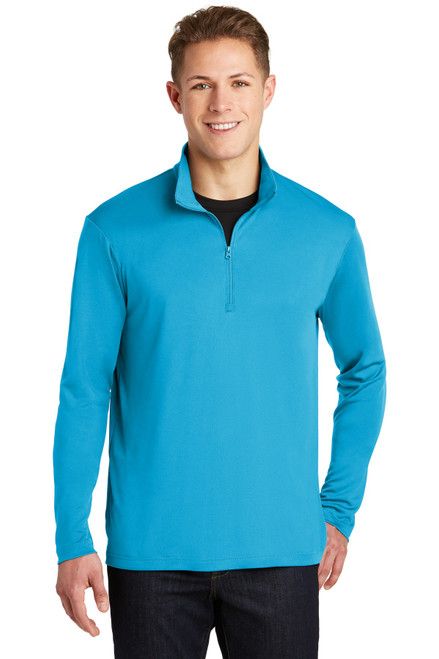 Sport-Tek® PosiCharge® Competitor™ 1/4-Zip Pullover. ST357 Atomic Blue Sport-Tek® PosiCharge® Competitor™ 1/4-Zip Pullover. ST357 Atomic Blue