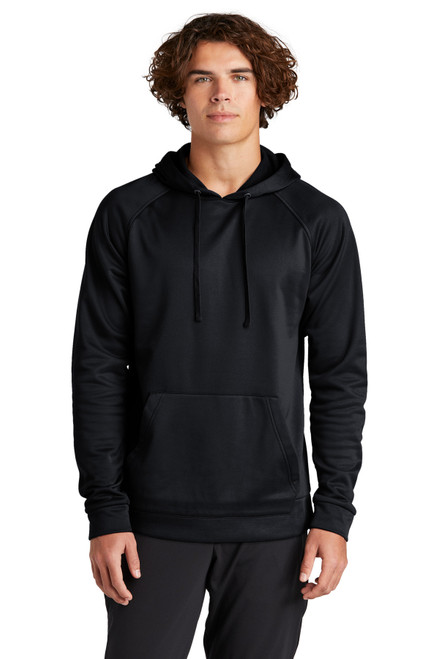 Sport-Tek® Re-Compete Fleece Pullover Hoodie ST730 Black Sport-Tek® Re-Compete Fleece Pullover Hoodie ST730 Black