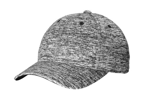 Sport-Tek® PosiCharge® Electric Heather Cap. STC34 Black Electric Sport-Tek® PosiCharge® Electric Heather Cap. STC34 Black Electric