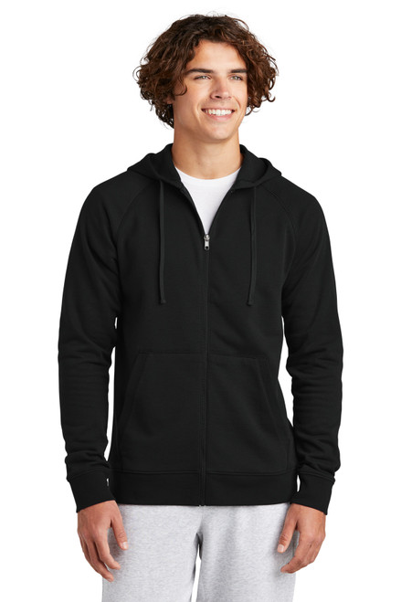 Sport-Tek® Drive Fleece Hooded Full-Zip STF201 Black Sport-Tek® Drive Fleece Hooded Full-Zip STF201 Black