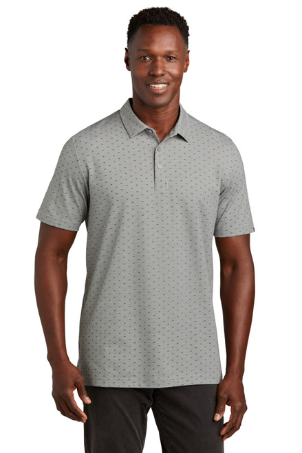 TravisMathew Oceanside Geo Polo TM1MY403 Quiet Shade Grey Heather/ Dark Grey TravisMathew Oceanside Geo Polo TM1MY403 Quiet Shade Grey Heather/ Dark Grey