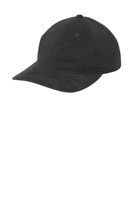 Port Authority® Light Corduroy Dad Cap C973 Deep Black Port Authority® Light Corduroy Dad Cap C973 Deep Black