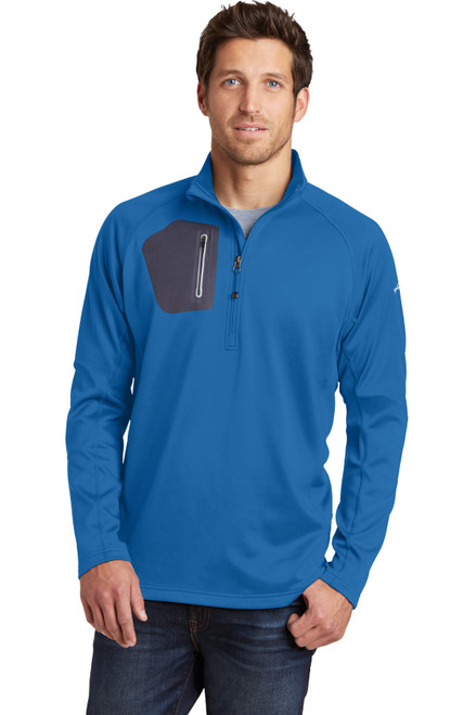 Eddie Bauer® 1/2-Zip Performance Fleece. EB234 Ascent Blue Eddie Bauer® 1/2-Zip Performance Fleece. EB234 Ascent Blue