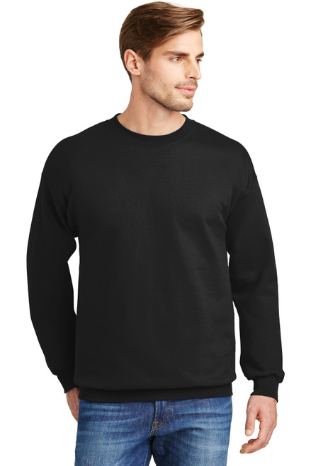 Hanes® Ultimate Cotton® - Crewneck Sweatshirt.  F260 Black