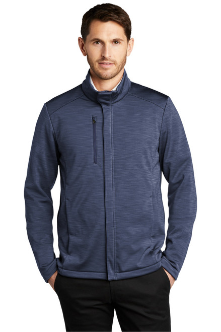 Port Authority ® Stream Soft Shell Jacket. J339 Dress Blue Navy Heather Port Authority ® Stream Soft Shell Jacket. J339 Dress Blue Navy Heather