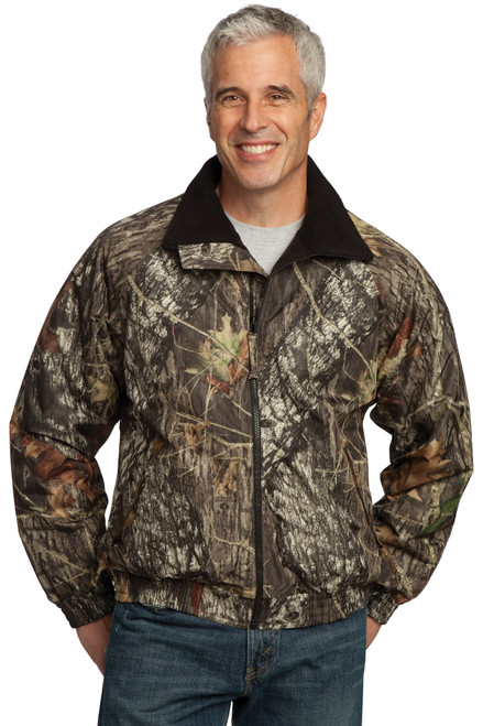 Port Authority® Waterproof Mossy Oak® Challenger™ Jacket.  J754MO Mossy Oak New Break-Up/ Black