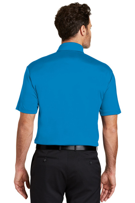 Port Authority® Silk Touch™ Performance Polo. K540 Brilliant Blue Back