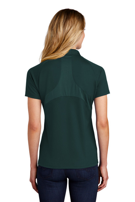 Sport-Tek® Ladies Dri-Mesh® Pro Polo. L474 Dark Green Back