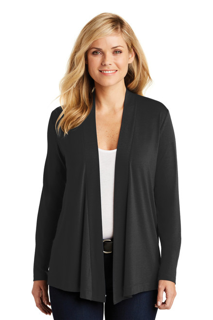 Port Authority® Ladies Concept Open Cardigan. L5430 Black Port Authority® Ladies Concept Open Cardigan. L5430 Black