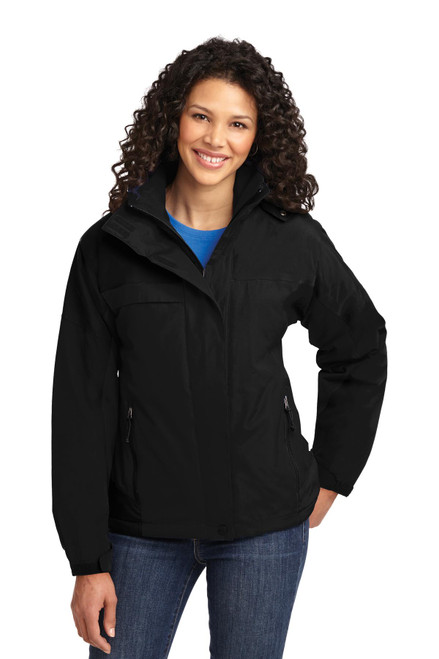 Port Authority® Women's Nootka Jacket.  L792 Black/ Black Port Authority® Women's Nootka Jacket.  L792 Black/ Black