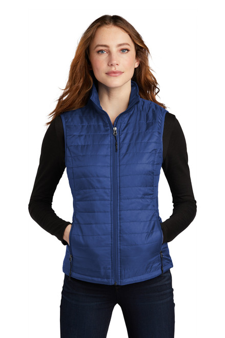 Port Authority ® Women's Packable Puffy Vest L851 Cobalt Blue Port Authority ® Women's Packable Puffy Vest L851 Cobalt Blue