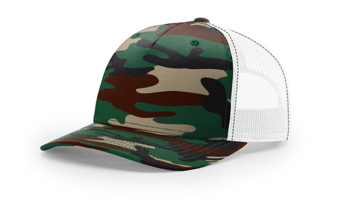 Richardson 112P Green Camo/White