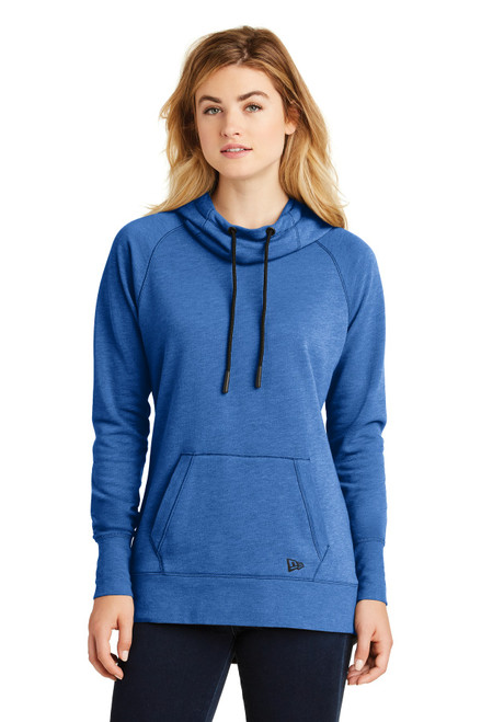New Era ® Ladies Tri-Blend Fleece Pullover Hoodie. LNEA510 Royal Heather New Era ® Ladies Tri-Blend Fleece Pullover Hoodie. LNEA510 Royal Heather