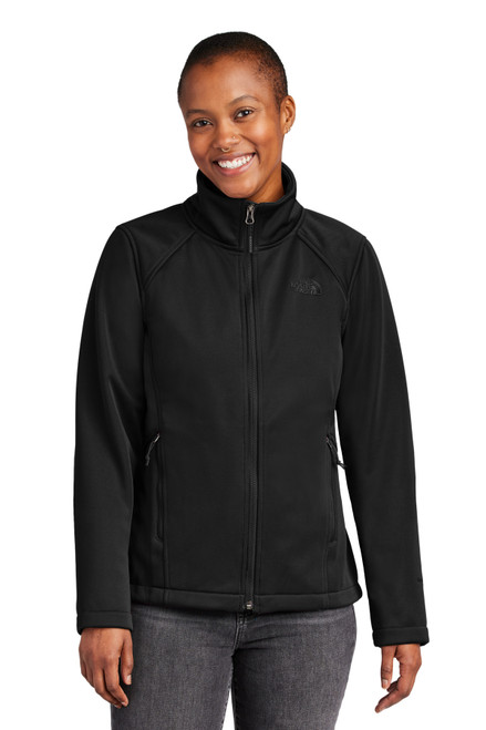 The North Face® Ladies Chest Logo Ridgewall Soft Shell Jacket NF0A88D4 TNF Black The North Face® Ladies Chest Logo Ridgewall Soft Shell Jacket NF0A88D4 TNF Black