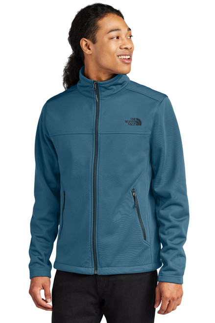 The North Face® Chest Logo Ridgewall Soft Shell Jacket NF0A88D5 Shady Blue The North Face® Chest Logo Ridgewall Soft Shell Jacket NF0A88D5 Shady Blue