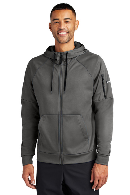 Nike Therma-FIT Pocket Full-Zip Fleece Hoodie NKFD9859 Anthracite Nike Therma-FIT Pocket Full-Zip Fleece Hoodie NKFD9859 Anthracite