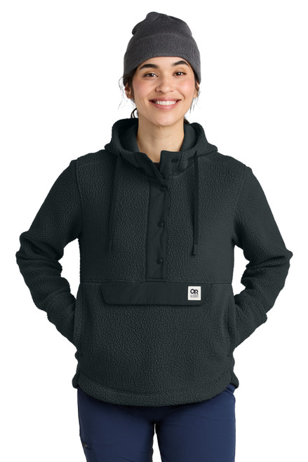 LIMITED EDITION Outdoor Research® Women's Packwood Fleece Pullover Hoodie OR322268 Black LIMITED EDITION Outdoor Research® Women's Packwood Fleece Pullover Hoodie OR322268 Black