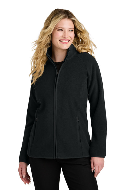 Port Authority® Women's C-FREE® Raglan Fleece L700 Deep Black Port Authority® Women's C-FREE® Raglan Fleece L700 Deep Black