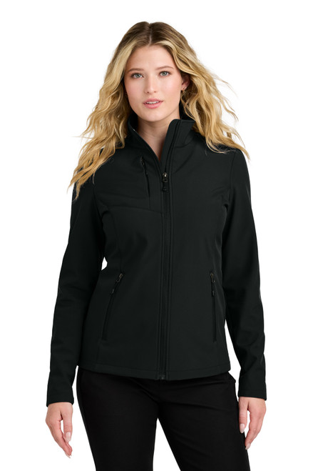 Port Authority® Women's C-FREE® Core Soft ShellL720 Deep Black Port Authority® Women's C-FREE® Core Soft ShellL720 Deep Black