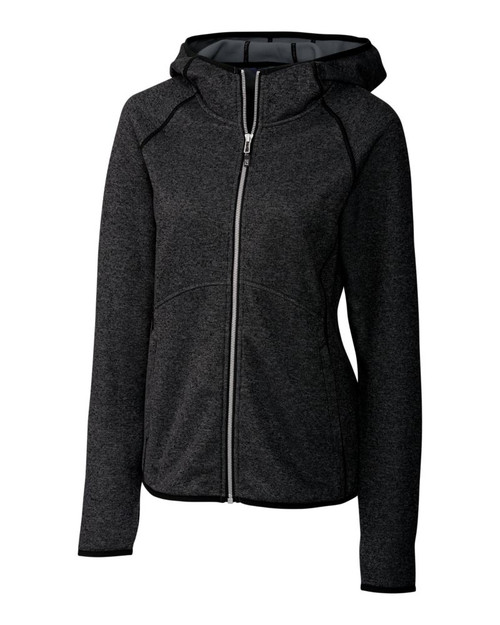 Cutter & Buck Mainsail Full Zip Hooded Womens Jacket LCO00035 Cutter & Buck Mainsail Full Zip Hooded Womens Jacket LCO00035
