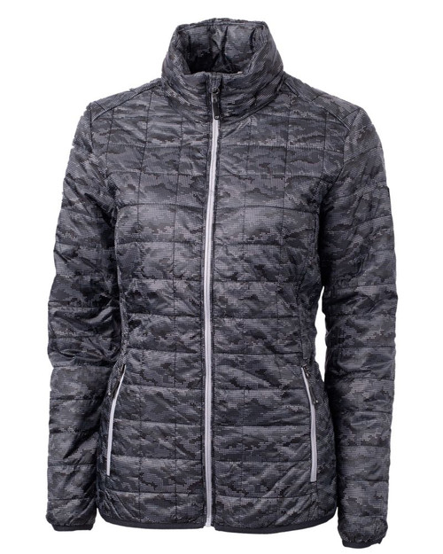 Cutter & Buck Rainier PrimaLoft® Womens Eco Insulated Full Zip Printed Puffer Jacket LCO00053 Cutter & Buck Rainier PrimaLoft® Womens Eco Insulated Full Zip Printed Puffer Jacket LCO00053